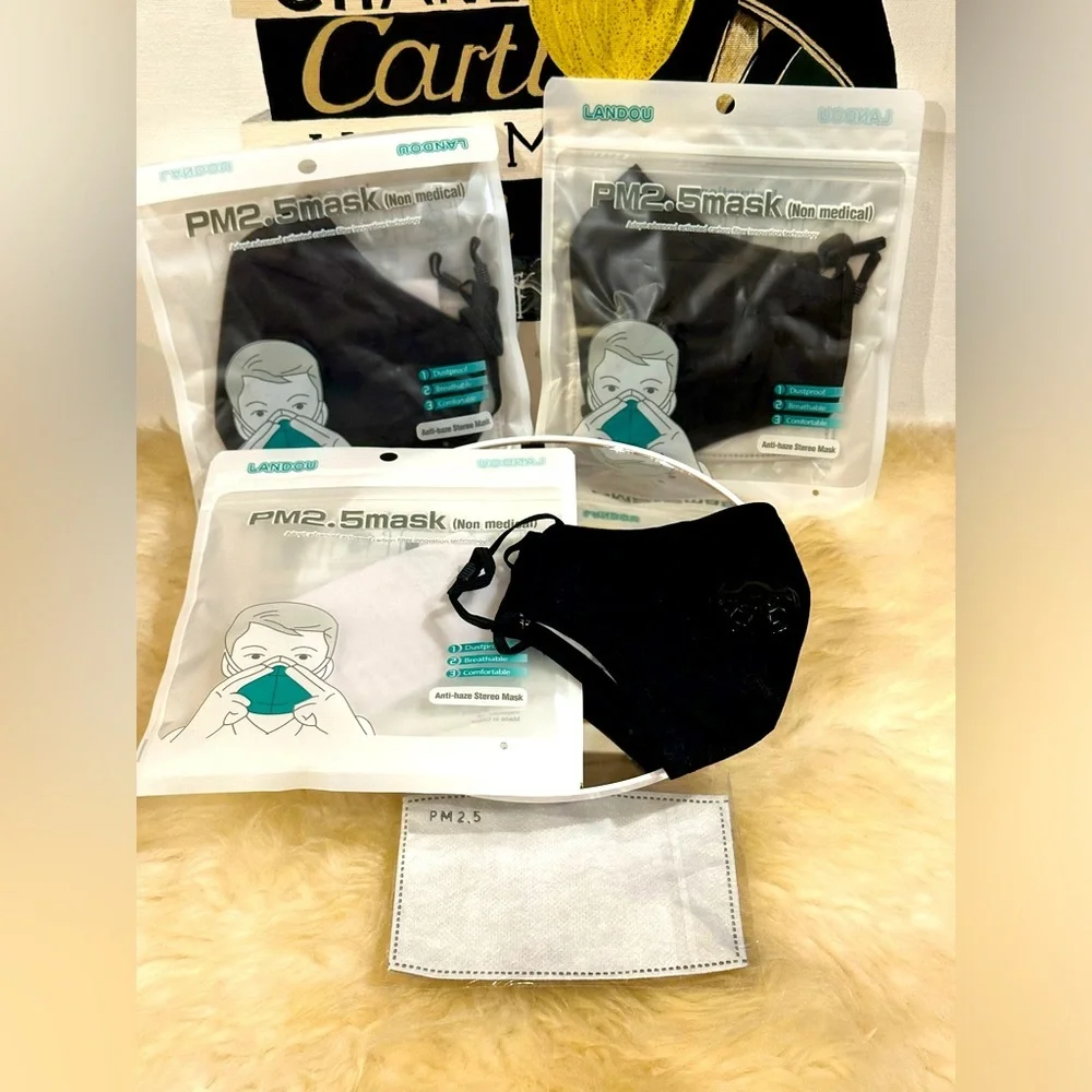 NIP Non Medical Dust proof Anti-haze Breathable Comfortable Mask 3 pieces